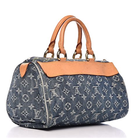 lv denim speedy 25